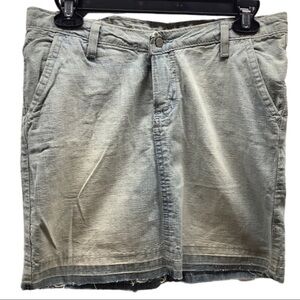 ACTY vintage jean skirt with unfinished hem NWT